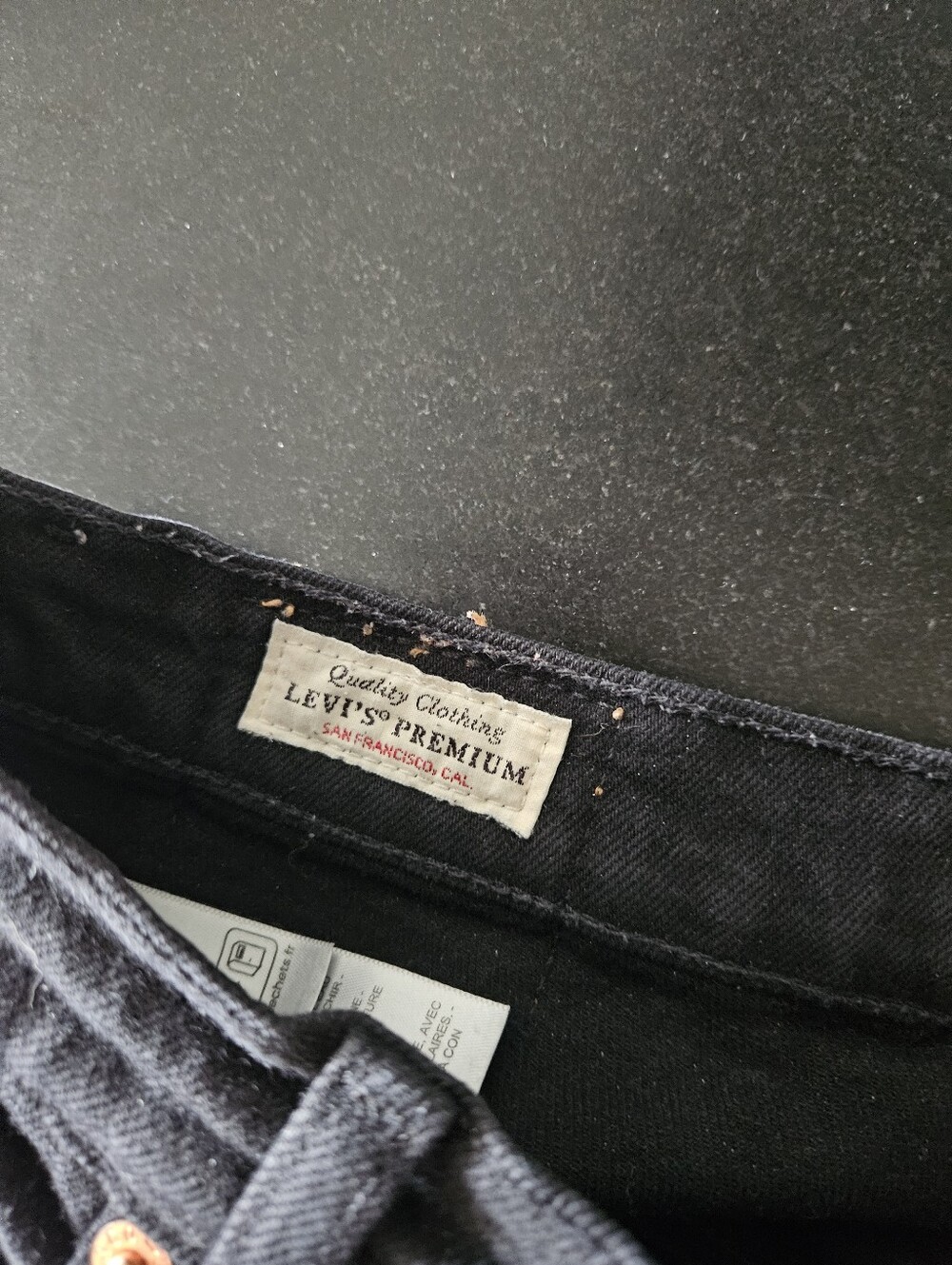 Levi's Ribcage Straight Ankle W26xL29 Black - Picture 5 of 9